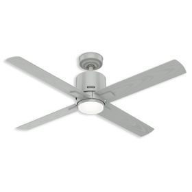  52" Hunter Visalia Outdoor Ceiling Fan With LED Module - 53430 - Matte White 
