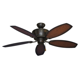 52" Centurion Ceiling Fan - Oil Rubbed Bronze w/ Aged Mahogany ABS Blades