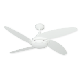 52" TroposAir Tuscan Ceiling Fan - Pure White
